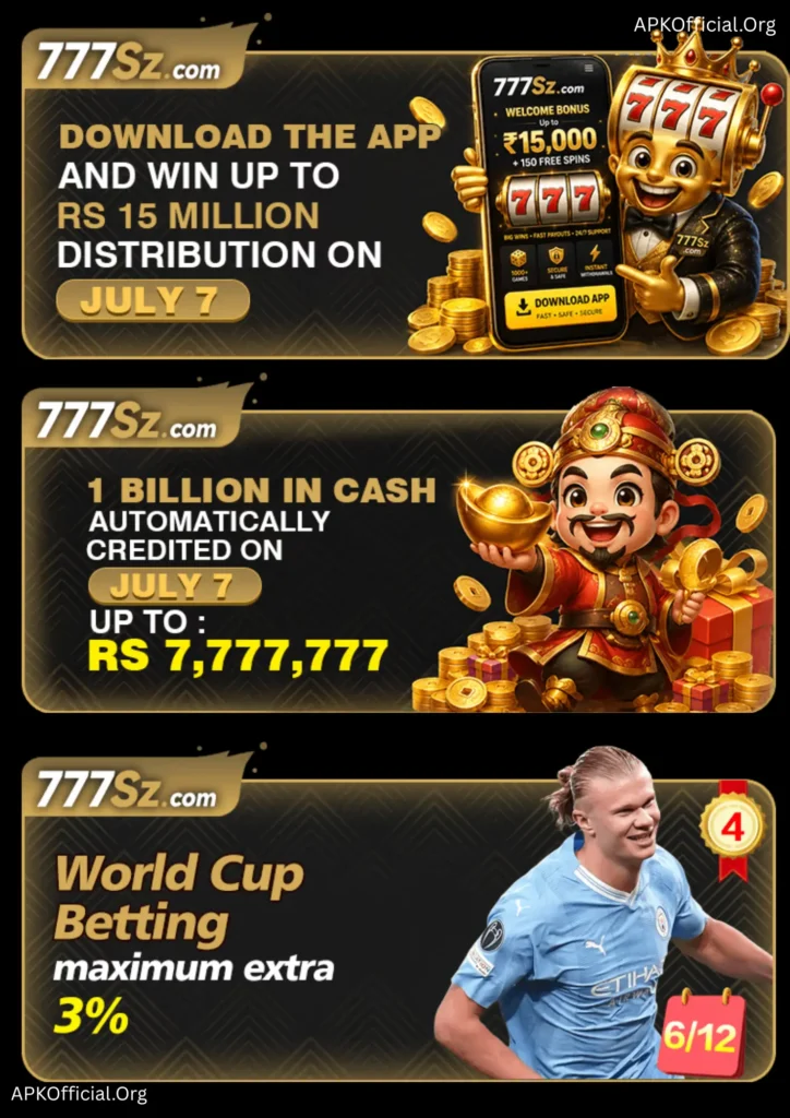 SZ777 Game offers and Bonuses