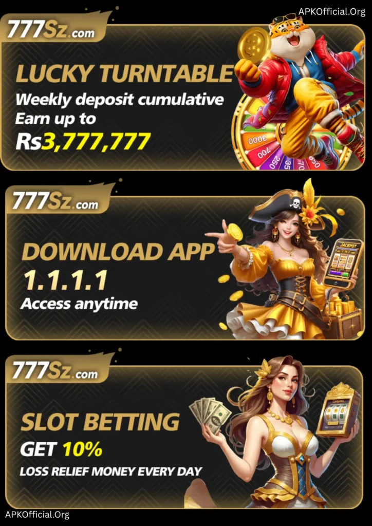 SZ777 Game offers and Bonuses