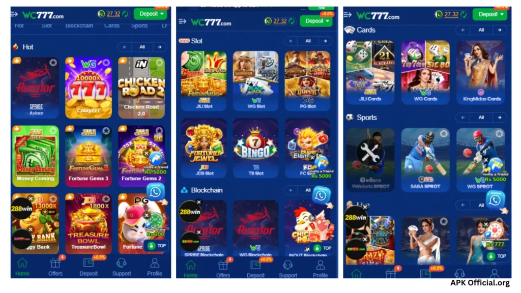 WC777 Game