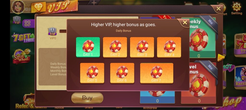 555PK bonuses